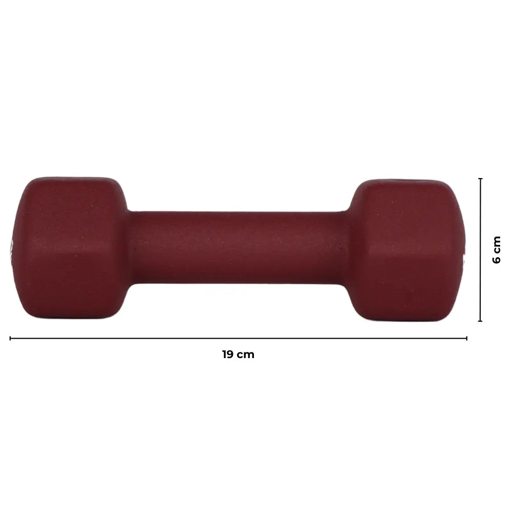 Dumbbell 2.0 kg – Set van 2 stuks - Rood