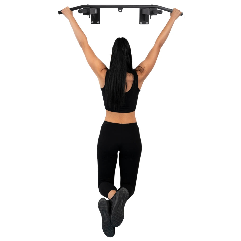 Pull up bar wandmontage - Max. 150 kg - Zwart