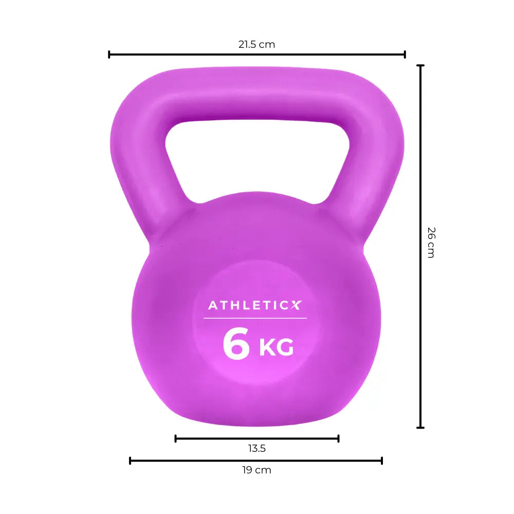 Kettlebell - 6 KG - Paars