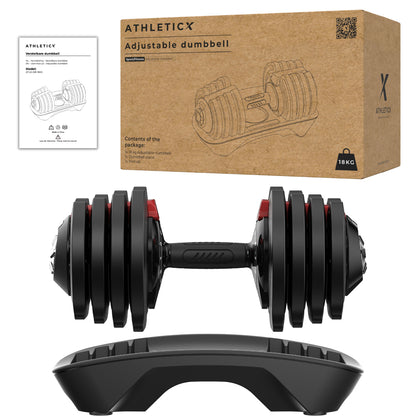 Dumbbell Verstelbaar - Halter - 0 t/m 18 kg