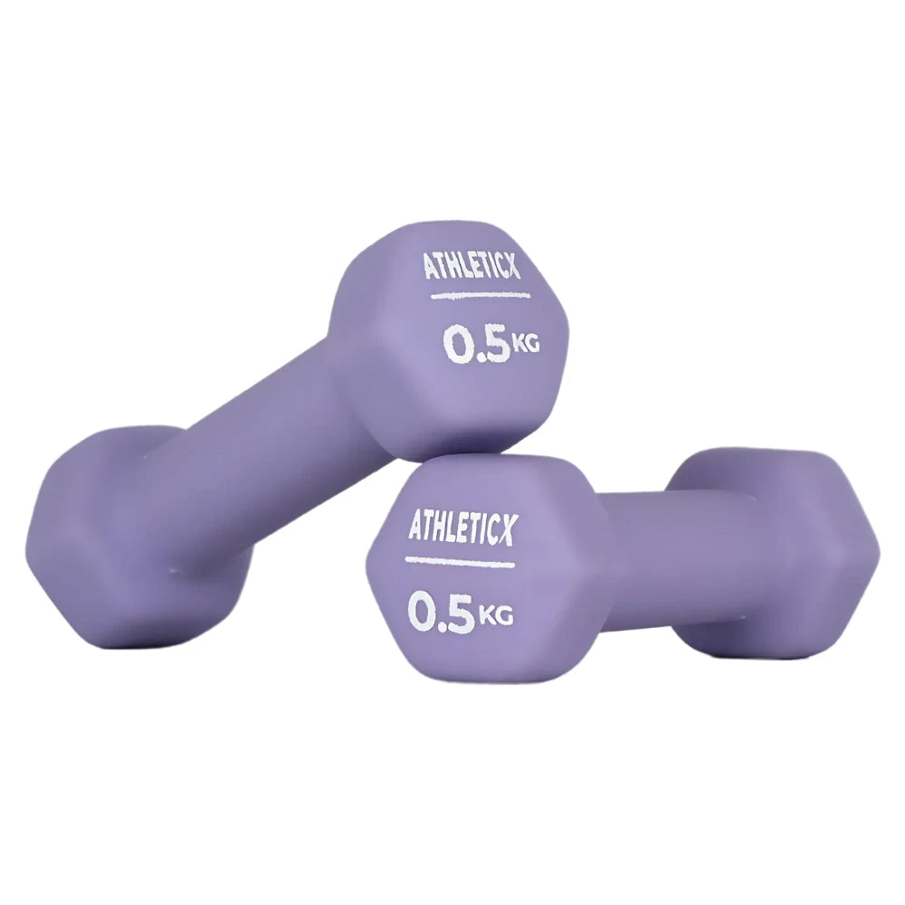 Dumbbell 0.5 kg – Set van 2 stuks – Paars