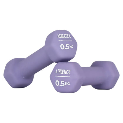 Dumbbell 0.5 kg – Set van 2 stuks – Paars