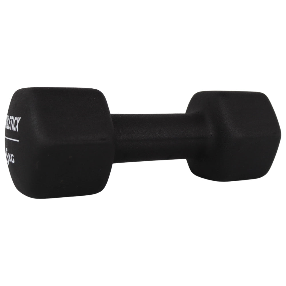 Dumbbell 5.0 kg – Set van 2 stuks - Zwart