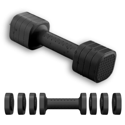 Verstelbare dumbbell - 0.9 t/m 2.3 kg - Zwart