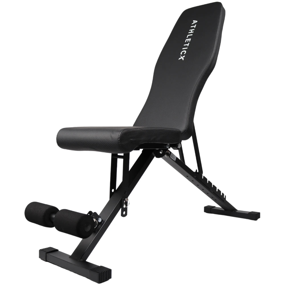 Fitnessbank inklapbaar - Max. 150 kg – Zwart