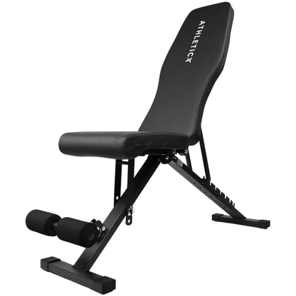 Fitnessbank inklapbaar - Max. 150 kg – Zwart