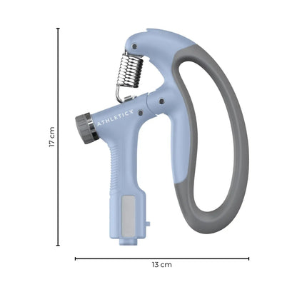 Verstelbare handtrainer - 10 tot 100 kg - Blauw