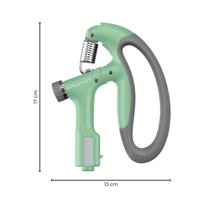 Verstelbare handtrainer - 10 tot 100 kg - Groen