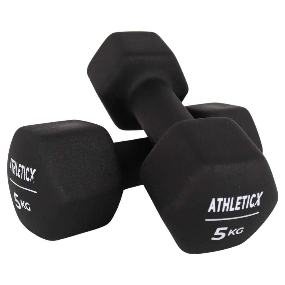 Dumbbell 5.0 kg – Set van 2 stuks - Zwart