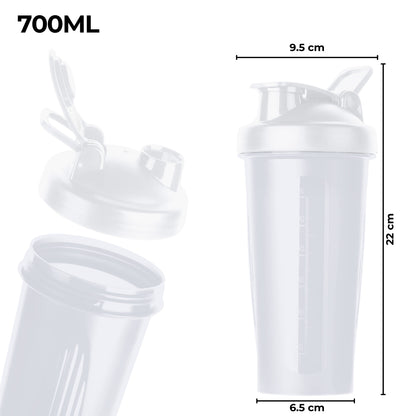 Essential Shakebeker Transparant Wit - 700 ml