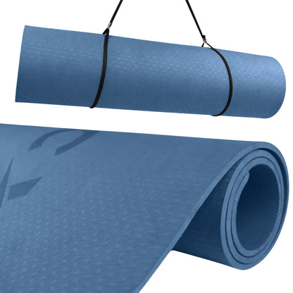 Yogamat TPE - 183 x 61 cm - Midnight Blauw